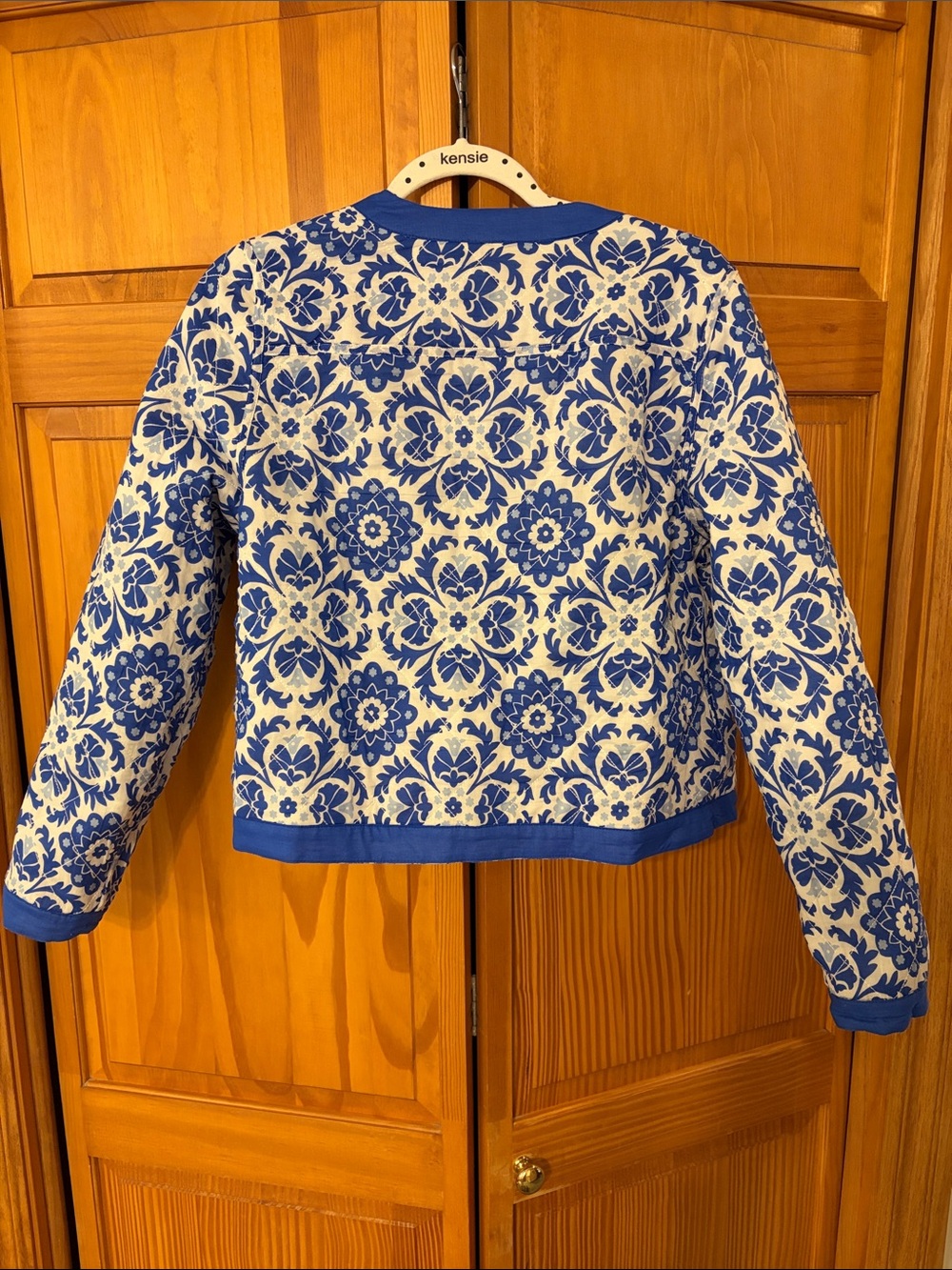 Boden Reversible Quilted Cotton Jacket Mixed Print Size 6 US NWT Final Price - Picture 8 of 10